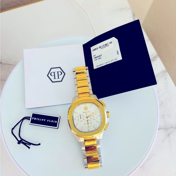 Philipp Plein $pectre Chrono Two Tone Stainless Steel
Bracelet Chronograph Watch - Picture 3 of 7